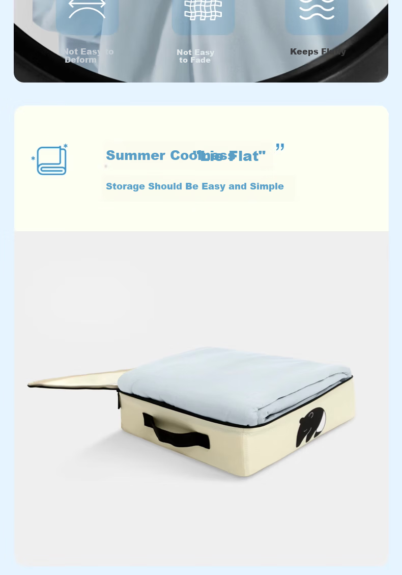 Tbh Xiangmeng™ Summer Cooling Quilt Washable Air Conditioning Blanket Summer Single Double Cooling Quilt Edelweiss Fragrance 150x210cm 16