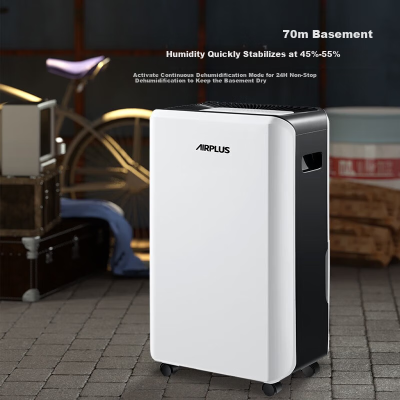 Aipulaisi Dehumidifier Home Large Area Basement Dehumidifier 31L/Day High-Efficiency Compressor AP31-1908EW