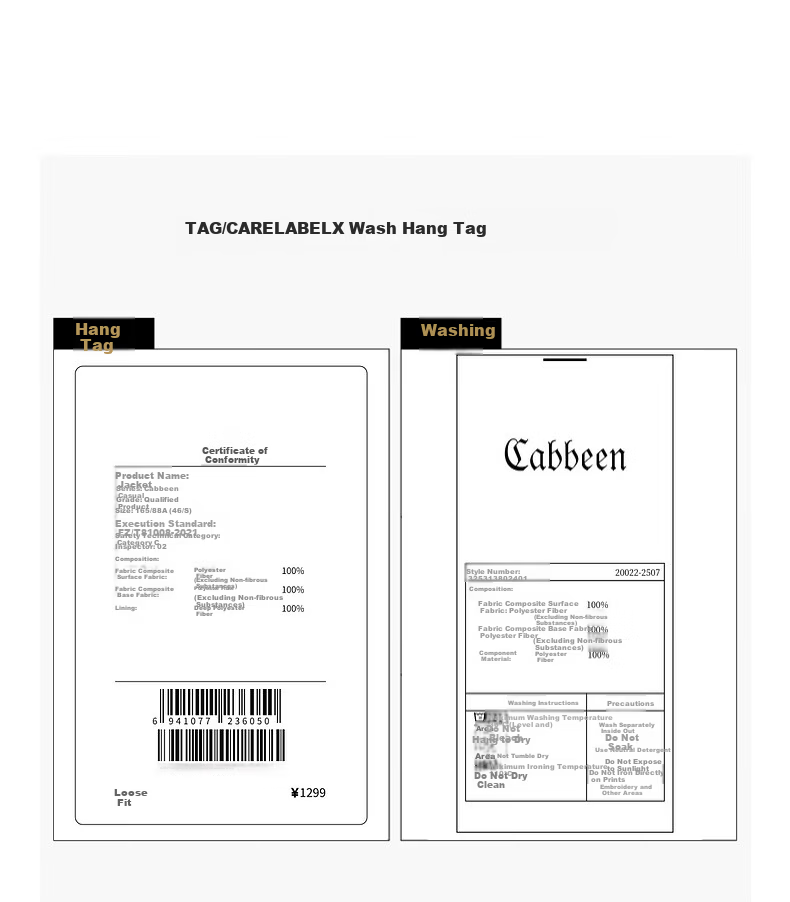 CABBEEN Men's Baseball Collar Jacket with Polyester Suede Twill (Triple Protection), 3D Embroidery and Printed Long Sleeves 13