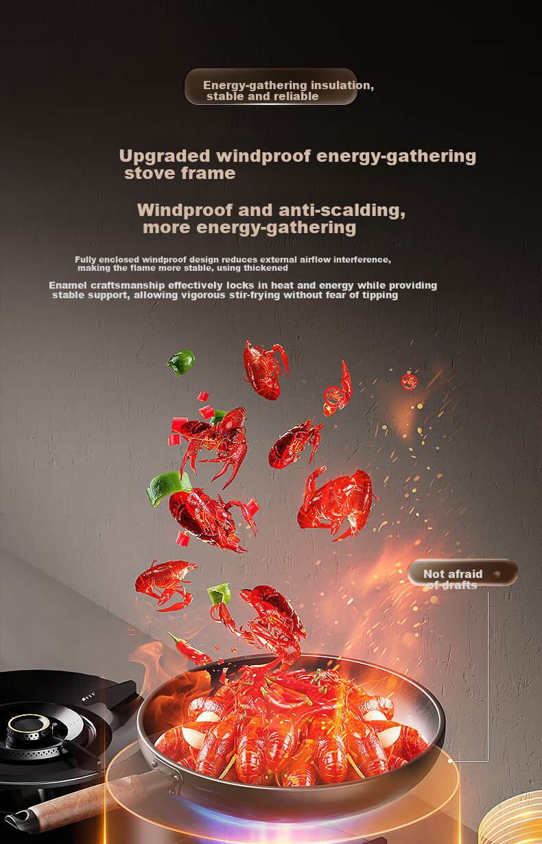 Royalstar Gas Stove Liquefied Gas Double Burner Built-in 5.0kW High Flame Dual-Side Timer Matte Glass Gas Cooktop 70% Thermal Efficiency JZY-C604YS-1 7