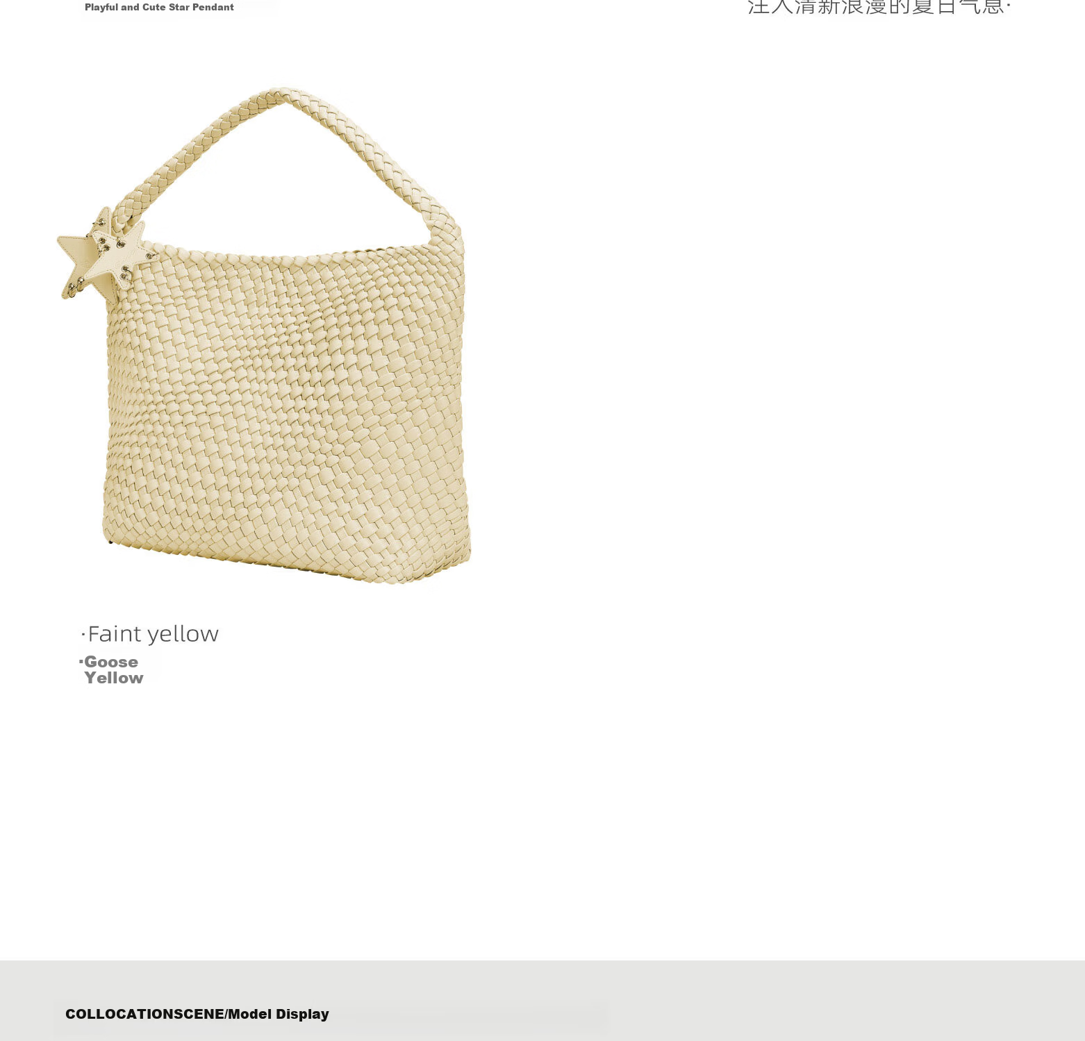 ECODAY Women's Original Design Classic Woven Large Capacity Tote Bag Commuter Handbag Shoulder Bag Birthday Gift 9