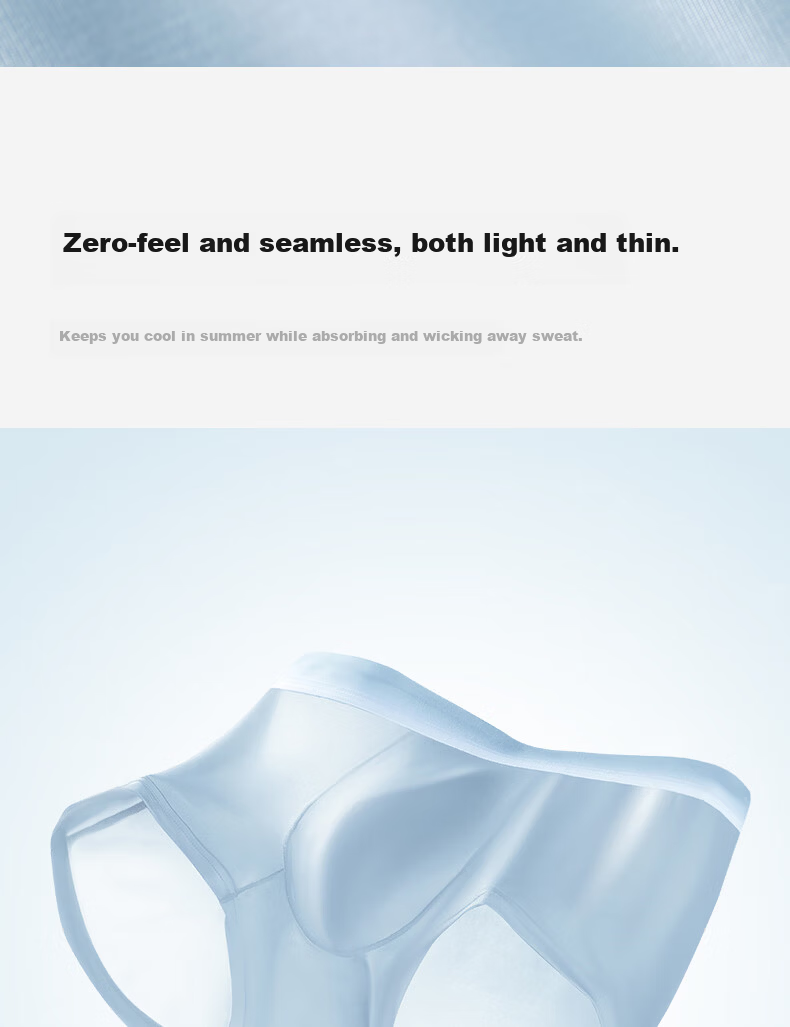 Etravel 7A Grade Antibacterial Disposable Men's Underwear Summer Ice Silk Boxer Travel Wash-Free Daily Use 3XL Size 5