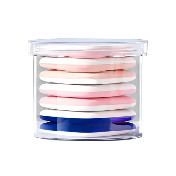 Morning Color Cushion Puff Loose Powder Sponge (7 Mixed Colors) Beauty Blender Face Wash Foundation Puff Universal Dual-Use Dry and Wet