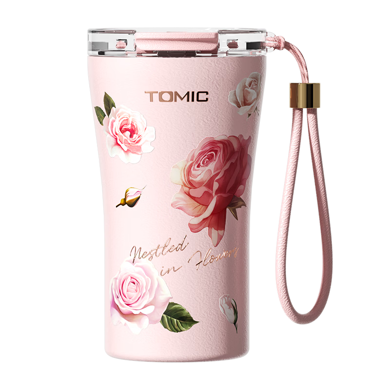 TOMIC Pure Titanium Insulated Coffee Cup Outdoor Water Bottle High-Quality Gift for Women Girlfriend Birthday Present