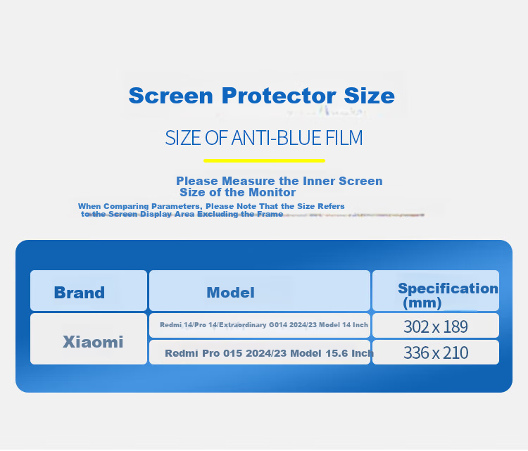 JPLAYER Keyboard Cover and High-Definition Screen Protector Set for Xiaomi RedmiBook 16 2024 Laptop, High Transparency, Easy to Apply, Scratch-Resistant 1