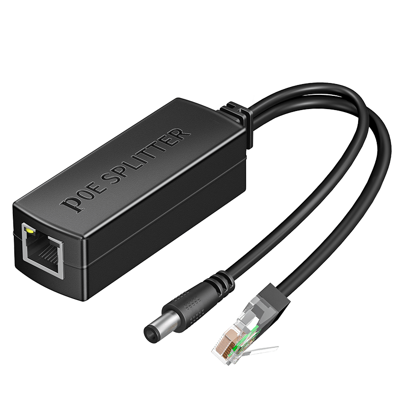 COMPCCTV Surveillance Network Camera POE Separator Power Supply Module, 48V to 12V Standard with Isolatio