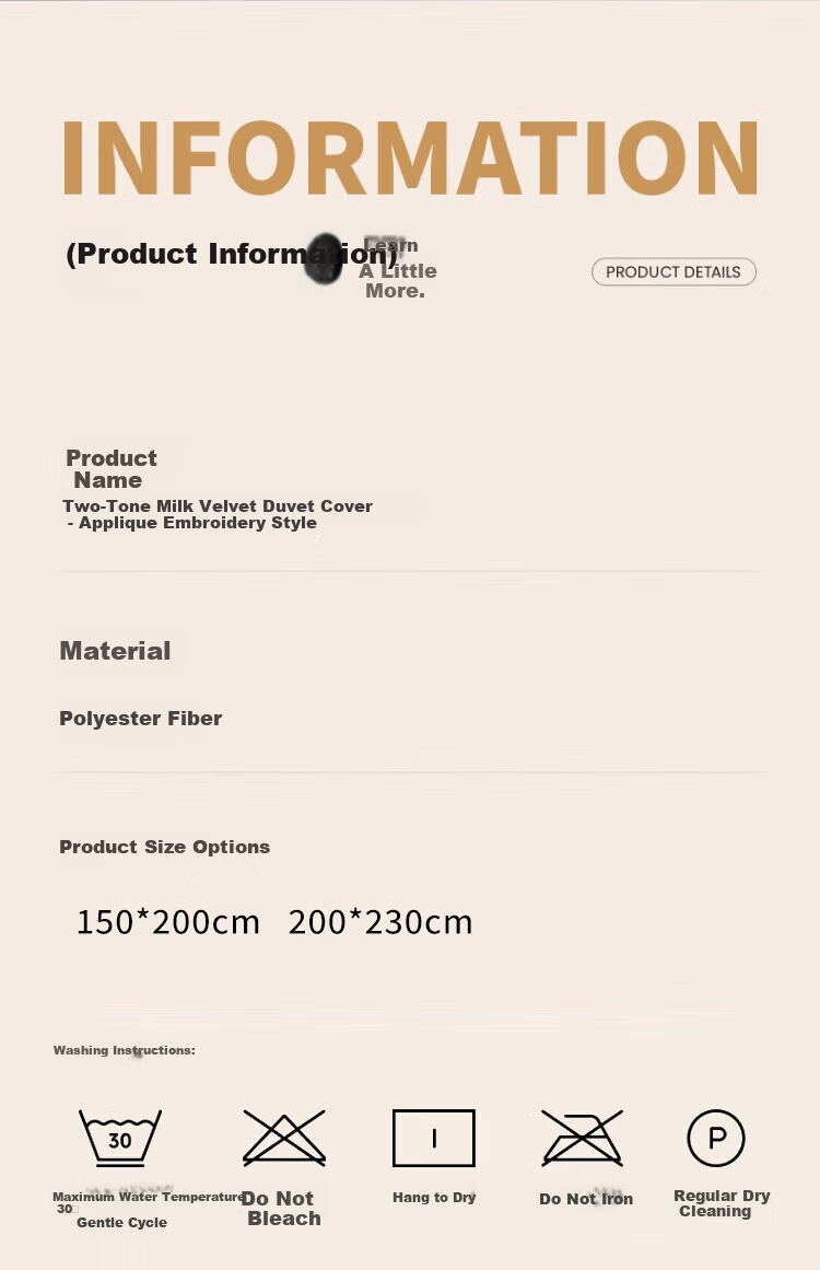 MUJI Thickened Milk Velvet Duvet Cover Single Piece Flannel Autumn Winter Single Dormitory Quilt Cover 150*200cm 5