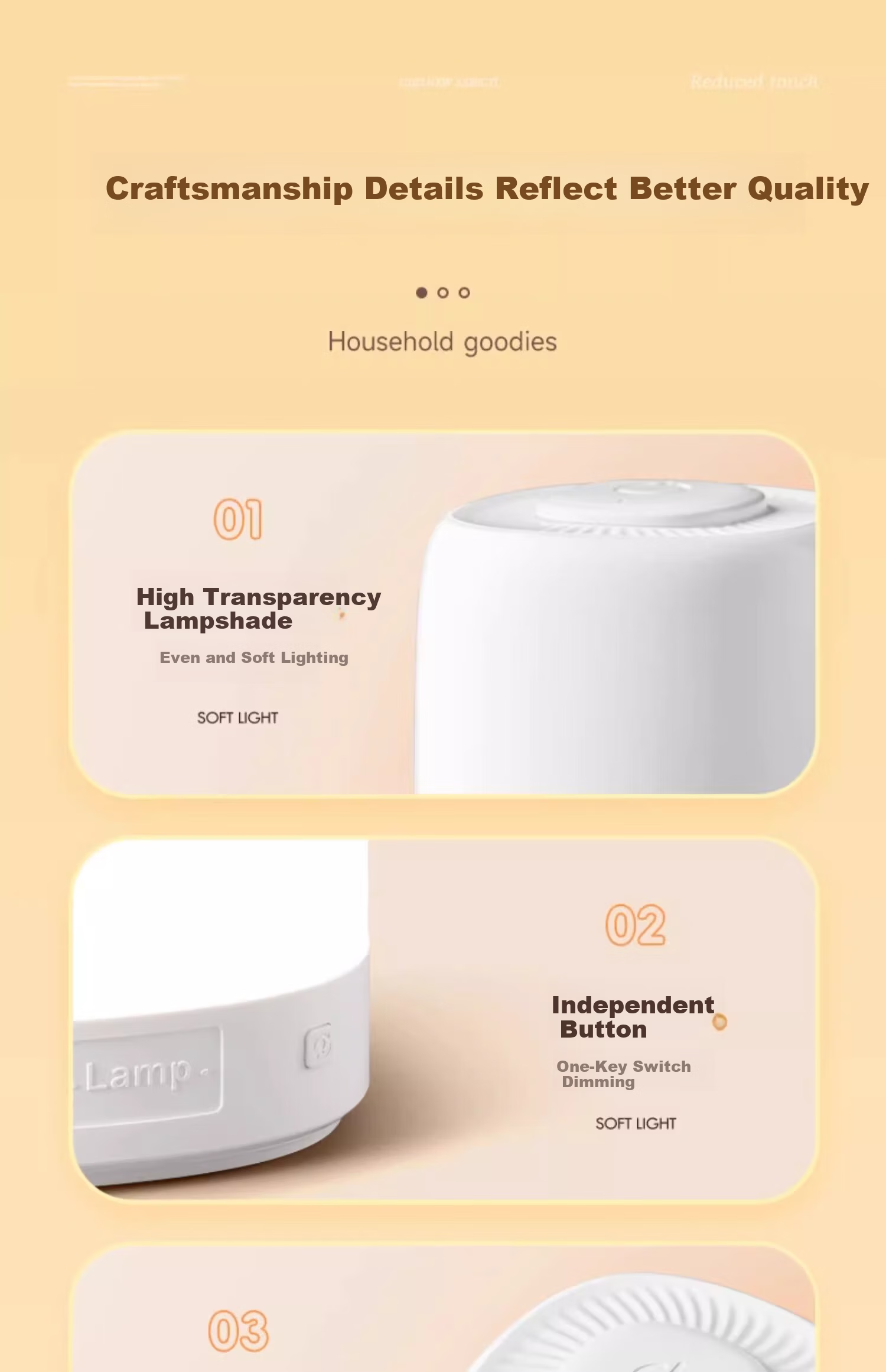 Wanhuo Voice-Controlled Smart Night Light Bedroom Sleep Lamp Bedside Table Lamp Baby Feeding Eye Protection 25