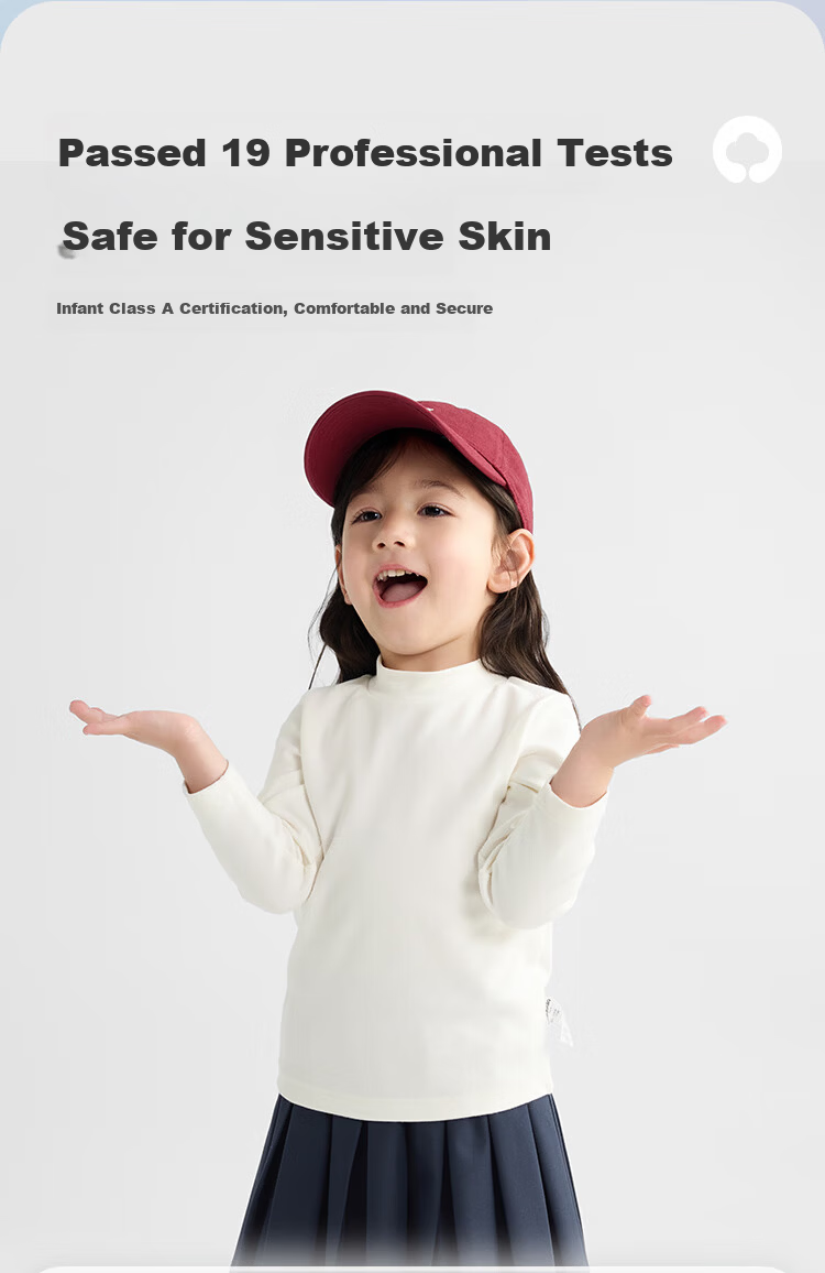 BALABALA Kids' Thermal Underwear Boys Girls Pajamas Warm Clothing Children's Wear 2025 Autumn Winter Long Sleeve T-shirt 209425169201 3