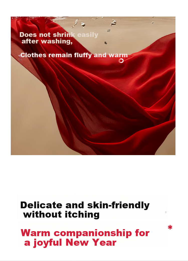 Beneunder Scarf Red Wool Warm Shawl Gift Box for Girlfriend Elders Women's Day Birthday Year of Birth Celebration 5