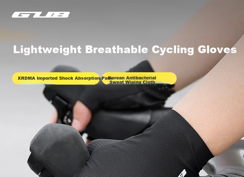 GUB Cycling Gloves Half Finger Breathable Shock Absorption Road Mountain Bike Gear Unisex 1