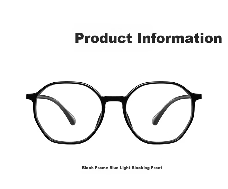 Wujiang Anti-Blue Light Reading Glasses for Men, Imported High-Definition Anti-Blue Light Presbyopic Glasses for Women, Black Frame, 300 Degrees 8