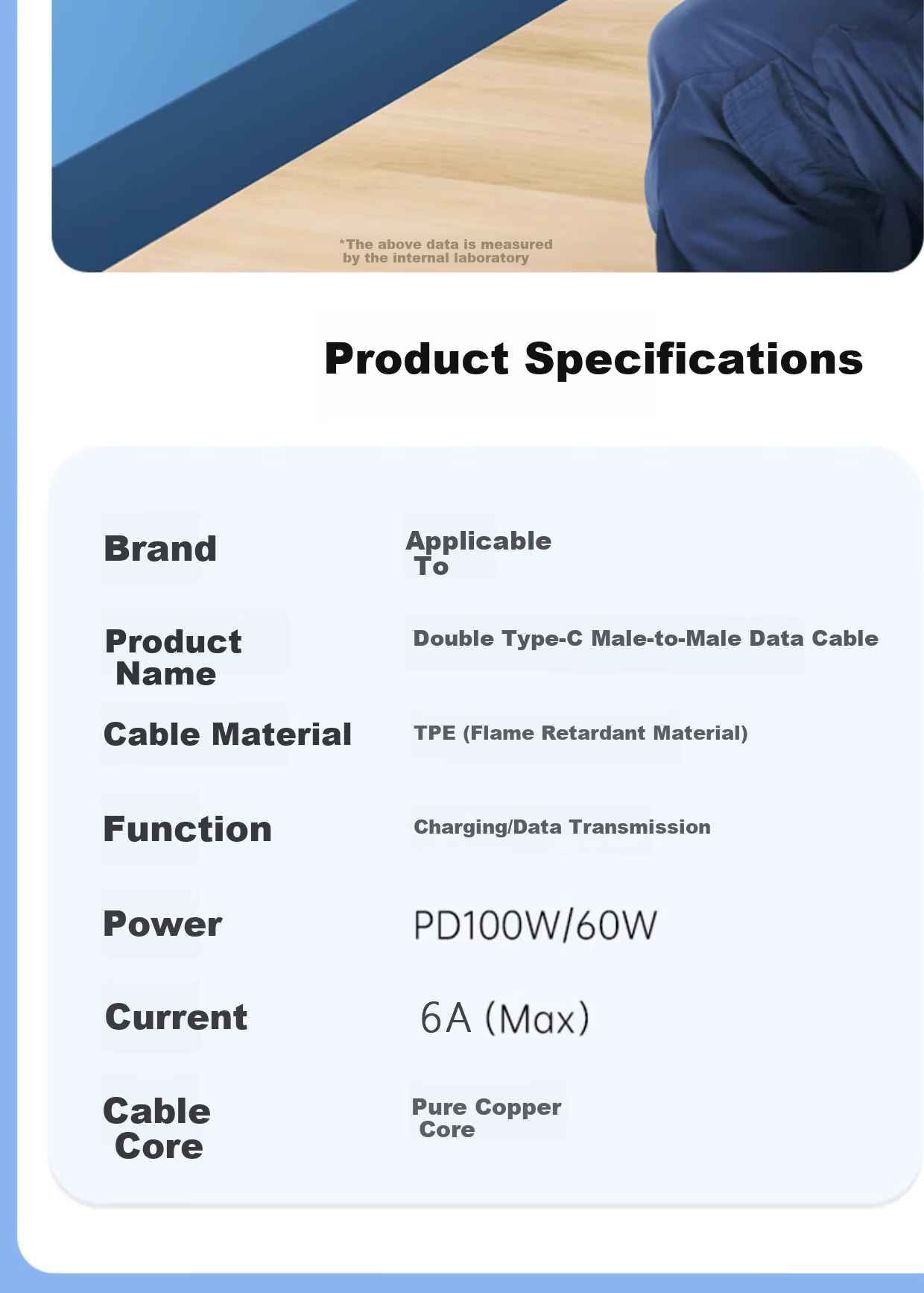 Dual-Head Type-C 240W Fast Charging Cable for Apple iPhone 17/16/15, Huawei Honor, Xiaomi Realme Tablets, MacBook Laptop 1m 7