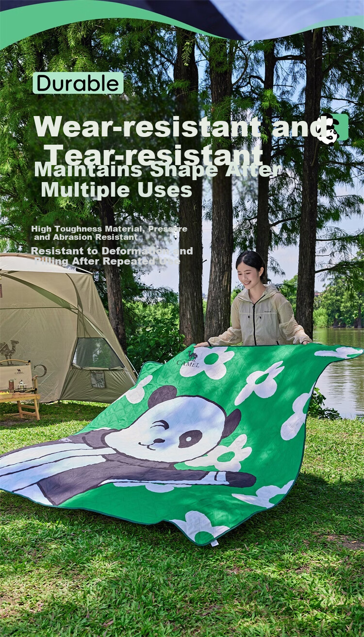CAMEL Panda Picnic Mat Thickened Outdoor Camping Tent Moisture-Proof Waterproof Ground Mat P026 9