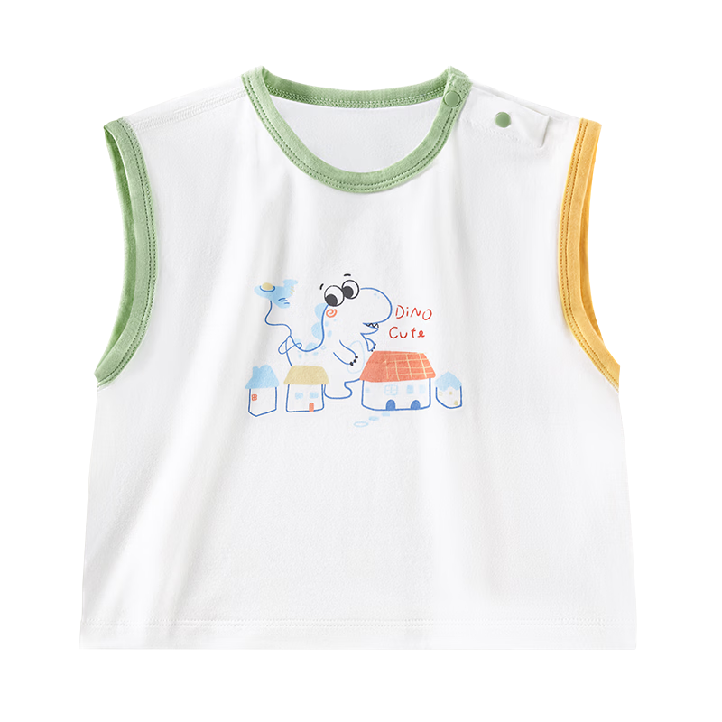 OUYUN Jelly Cool Children's Vest Baby Boys Summer Sleeveless T-Shirt Top Greylotu 110