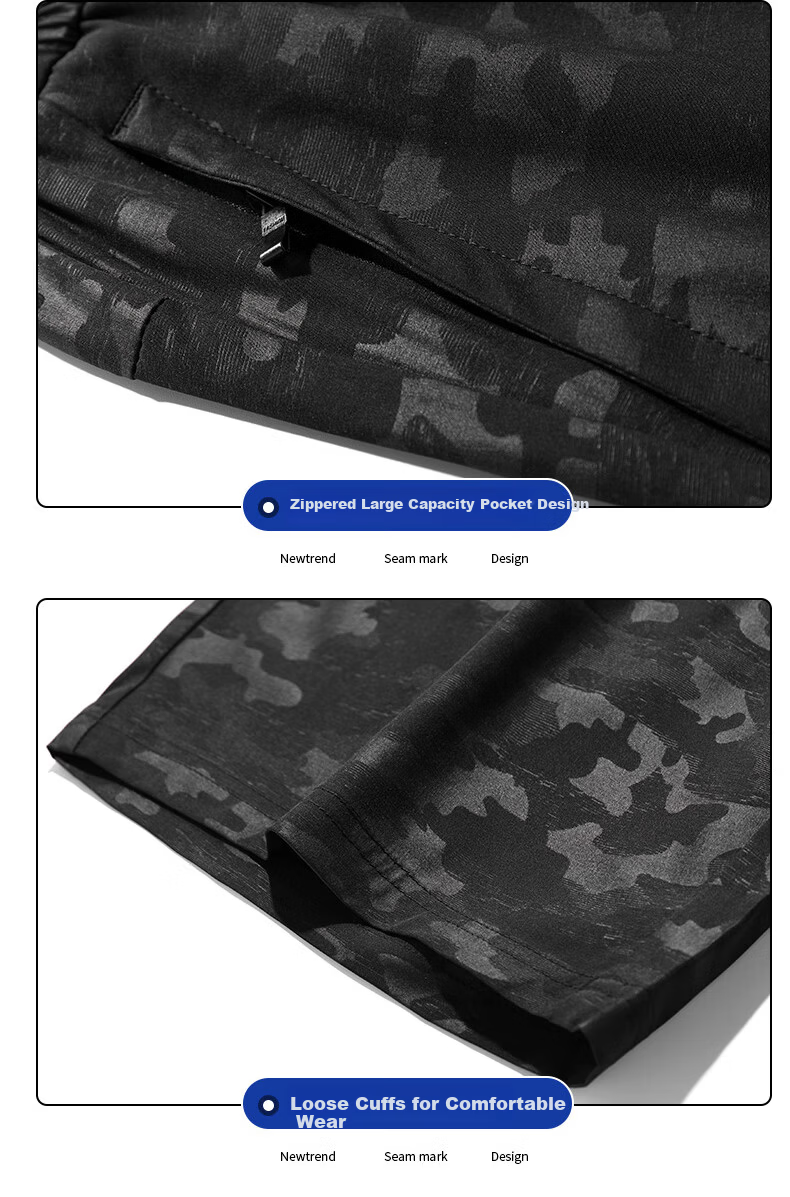 EASTERN CAMEL Men's Trendy Summer Outdoor Casual Sports Straight Five-Point Shorts Youth Loose Beach Pants 21
