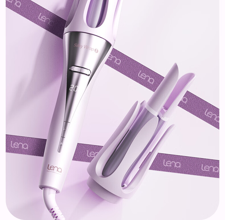 Lena 2-in-1 Automatic Curling Iron 32mm Curling Wand + 36mm Straightening Comb Lazy Electric Hair Curler Gift Z5-32&36B [Price Guarantee 618] 1