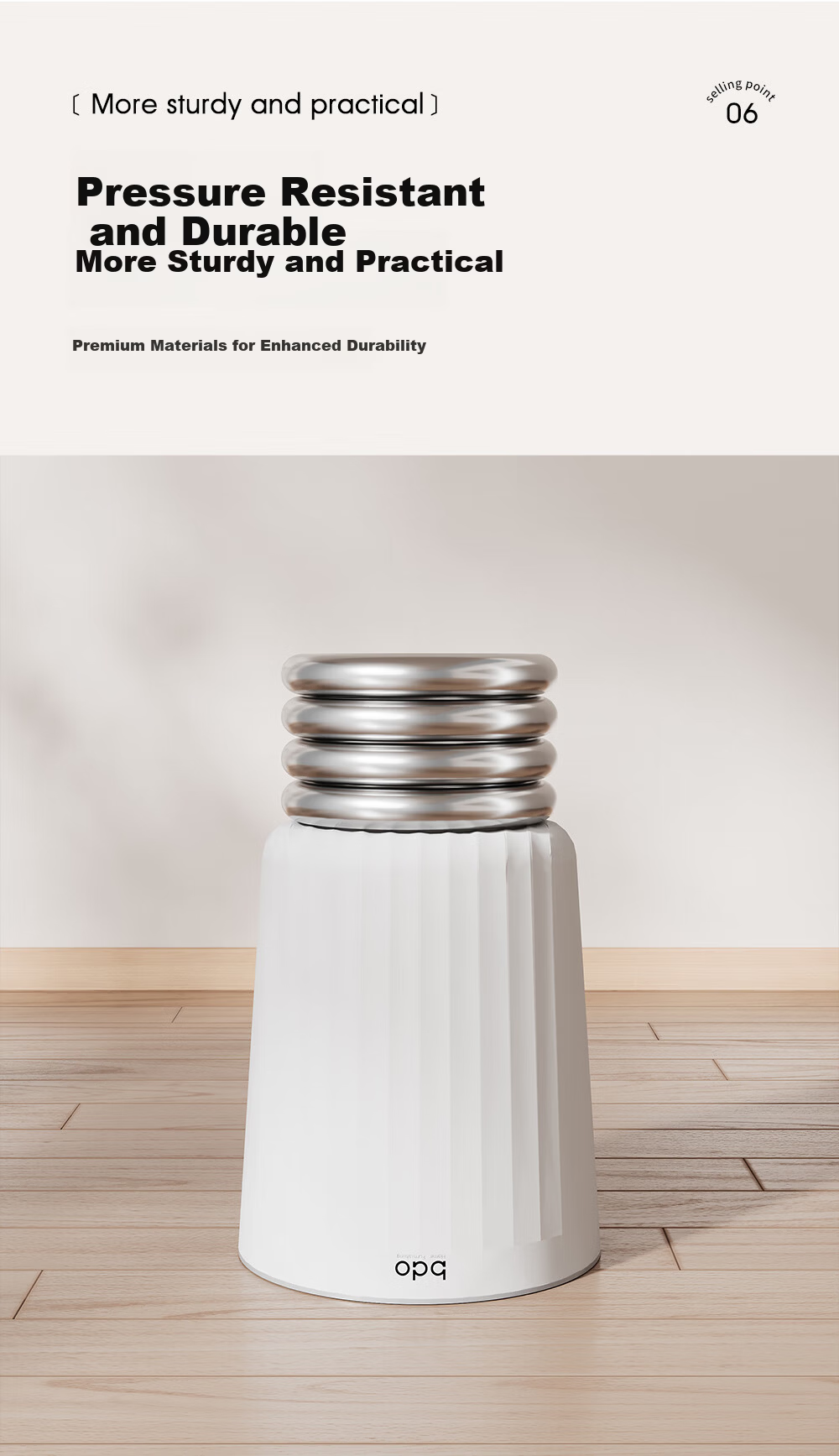 BDO Round Thickened Storage Bag Bucket Plastic Storage Basket Household Kitchen Bathroom Office Paper Bin 8