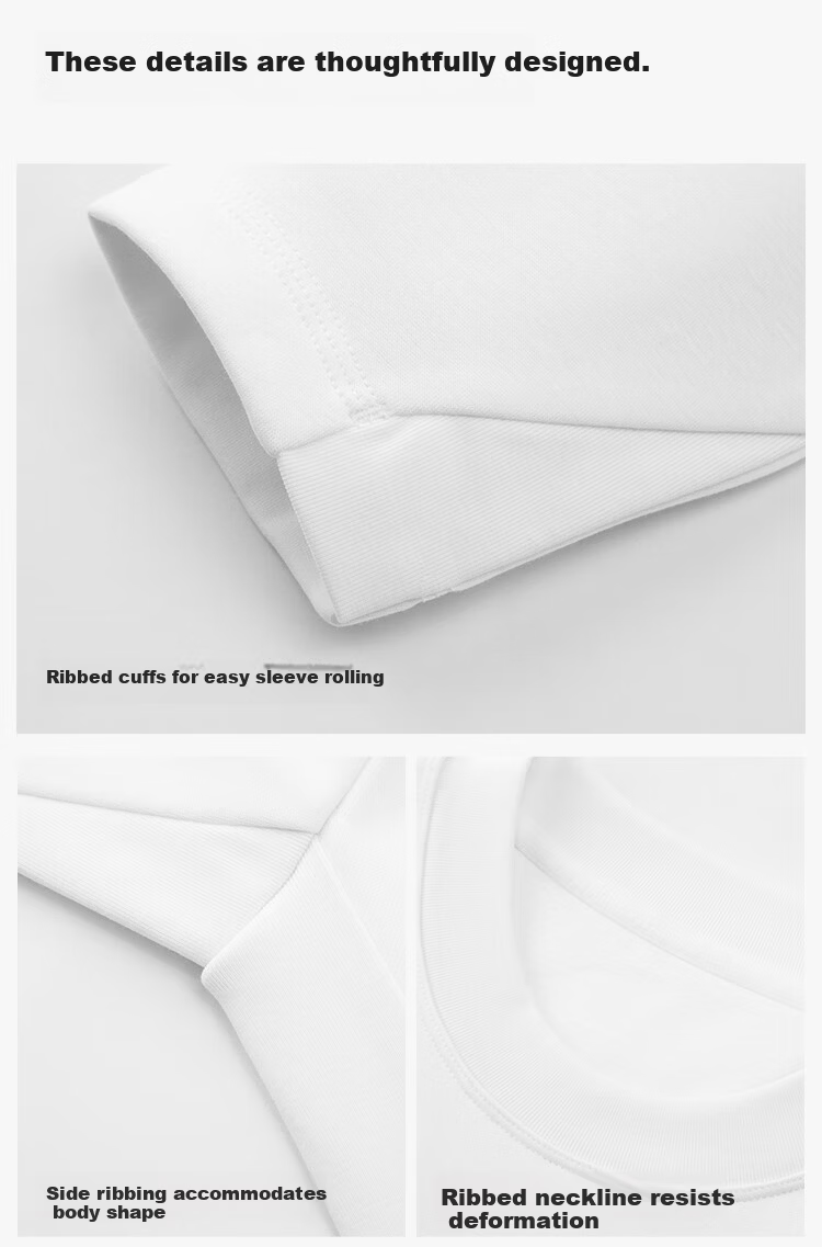Thumb White Small T [Machine Washable Water-Repellent Goose Down T] Autumn Winter Men's and Women's Down Warm T-Shirt Base Layer Men's Bright White L 36