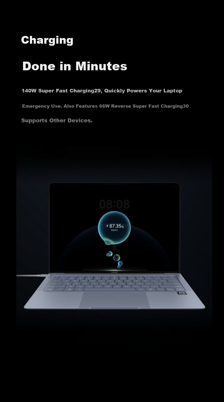 HUAWEI MateBook Pro Soft Light Edition Laptop, OLED Eye-Protecting Cloud Clear Soft Light Screen, HarmonyOS, 970g Ultra-Thin Long Battery Life, 32GB RAM, 1TB Storage, Xuanbai Color 21