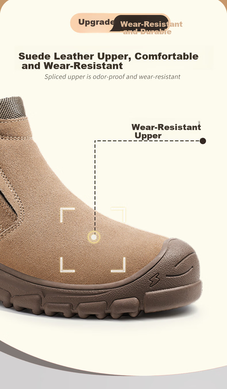 GUYISA Men's Breathable Welding Labor Protective Shoes Steel Toe Anti-Smash Anti-Puncture Anti-Scald Lightweight Safety Work Shoes 3005 Size 38 8