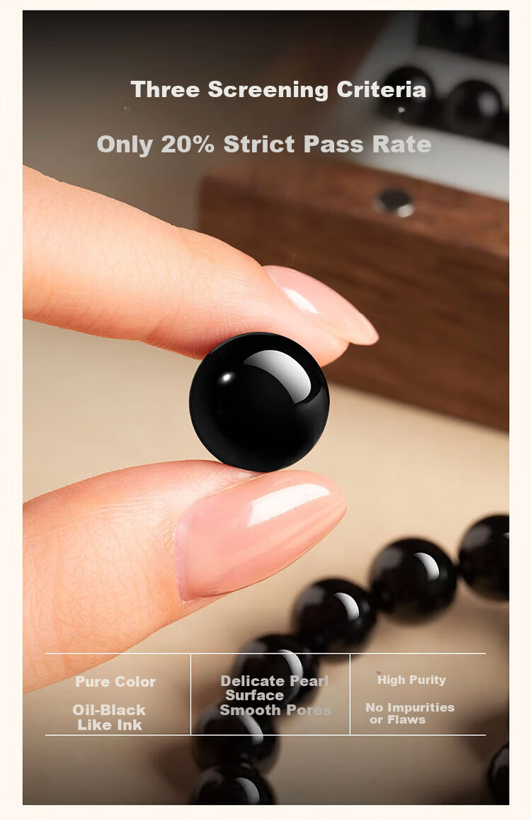 Hongliangyuan 2026 Year of The Horse Zodiac Black Six-Word Mantra Buddhist Prayer Beads Lucky Bracelet for Men And Women, 8mm 8