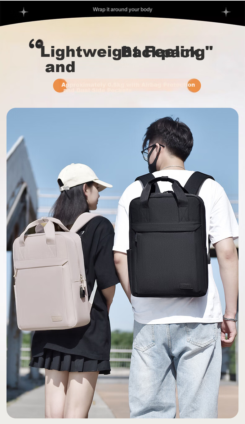BRINCH Laptop Backpack 14/16 Inch Large Capacity Unisex Travel Business Commuter Shoulder Bag 1