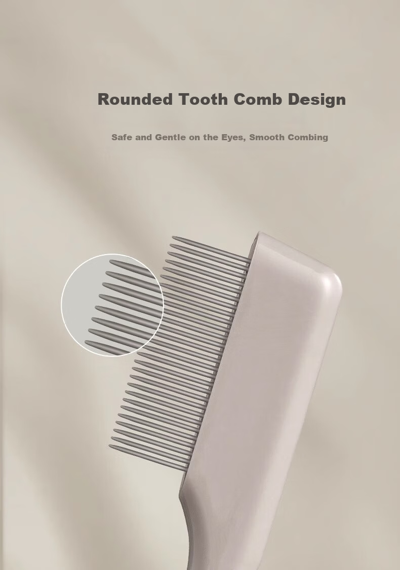 Rownyeon Steel Needle Eyelash Comb Fine Tooth Segmented Fly Leg Remover Eyebrow Comb Lower Eyelash Brush Eyebrow Grooming Brush 7