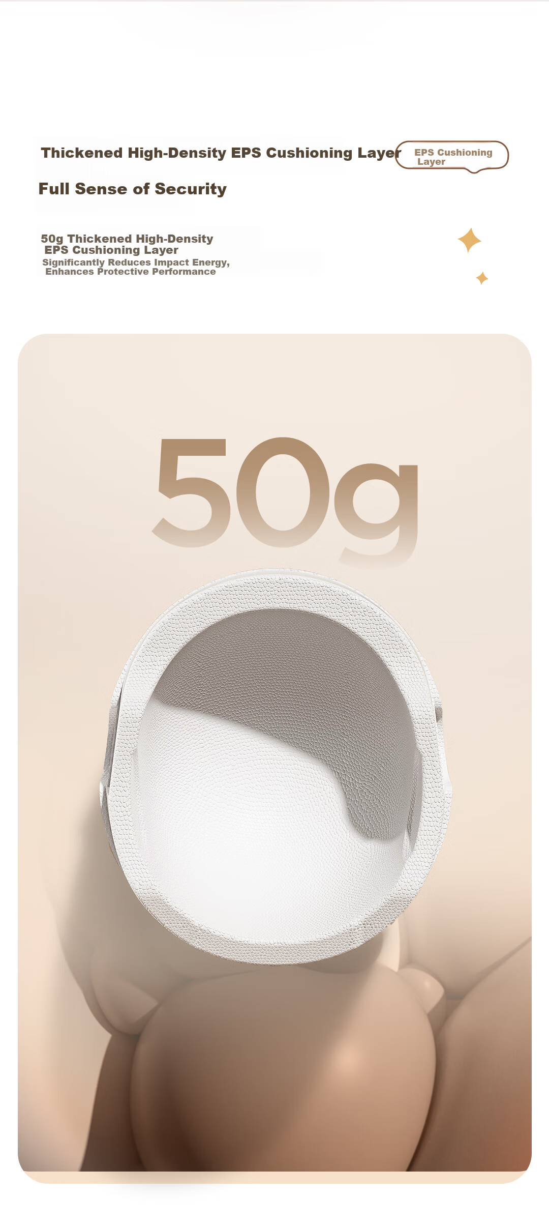 AIMA Electric Motorcycle Helmet Unisex Sun Protection Summer Half Helmet Four Seasons Universal Electric Scooter Safety Helmet Class A 3C Certified Happy Little Bear - Light Khaki 5