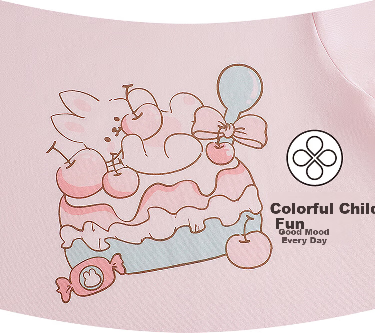 THREEGUN Kids Cooling Modal Anti-Mite Antibacterial Girls Moisture-Wicking Short Sleeve Nightdress Light Pink 110 5