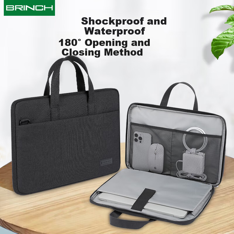 BRINCH 13.3 Inch Laptop Bag Business Handbag for Huawei Xiaomi Apple Laptops