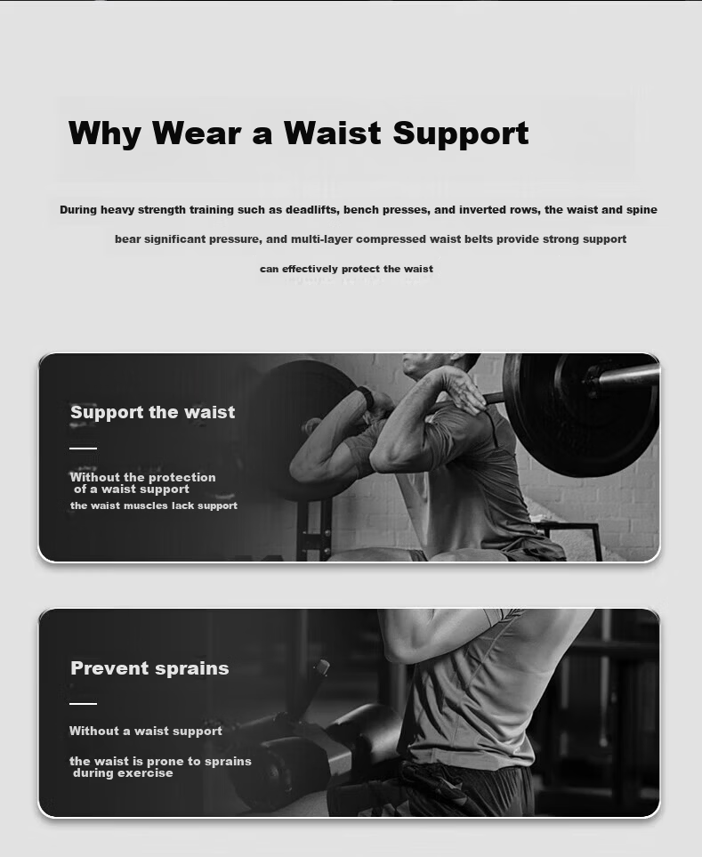 LI-NING Fitness Weightlifting Belt Squat Belt Deadlift Support Men's Powerlifting Training Waist Support 1