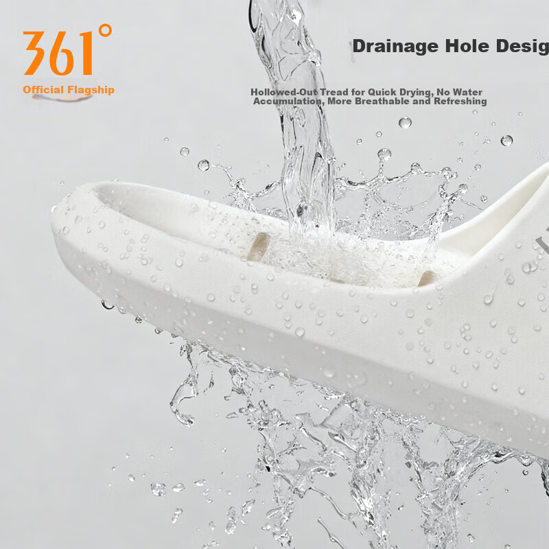 361° Feiyu SU Men's Bathroom Shower Non-Slip Water-Draining Indoor EVA Quick-Dry Soft Sole Slide Sandals