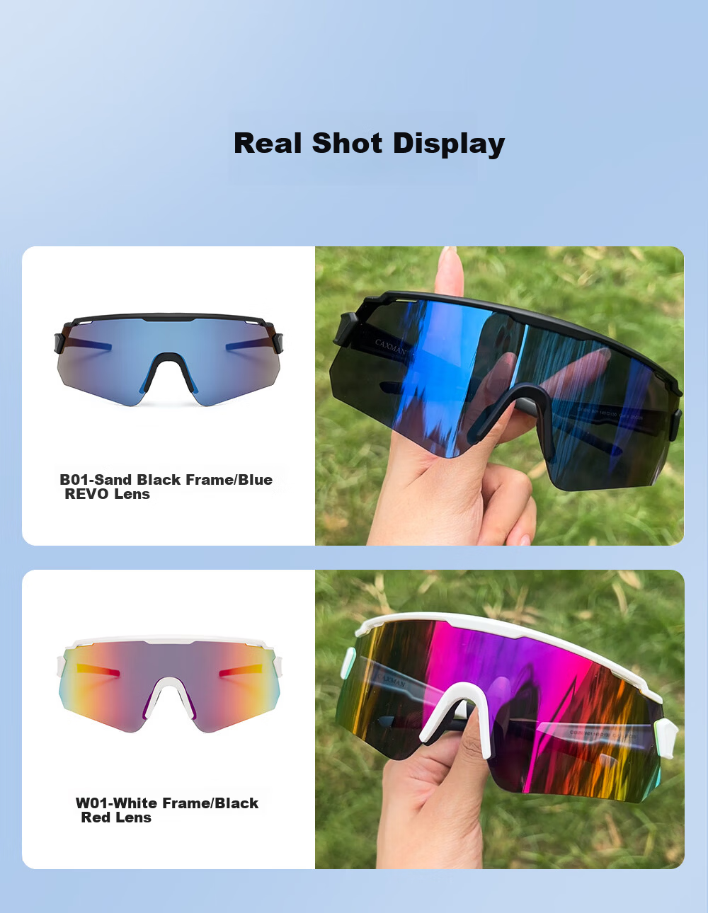 Kashiman Cycling Glasses Road Bike Sunglasses Men Women Day Night Windproof Photochromic Outdoor Running Sports Sunglasses 5