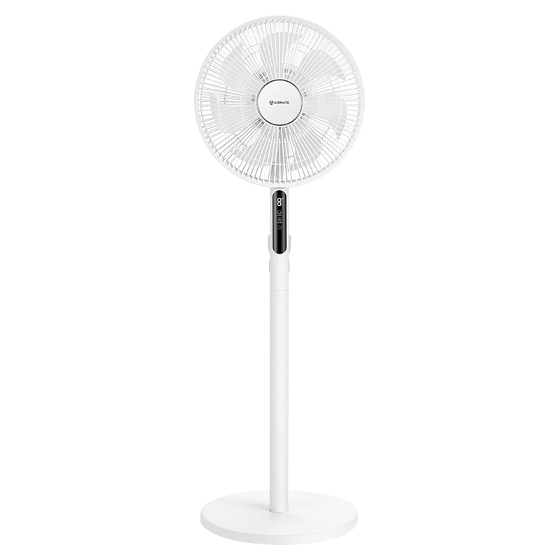 AIRMATE DC Inverter Floor Fan, Level 1 Energy Efficiency, Quiet Home Use, Bedroom Living Room Air Circulation Fan, Remote Control, Energy Saving, Voice Control, Mosquito Repellent Desktop Electric Fan