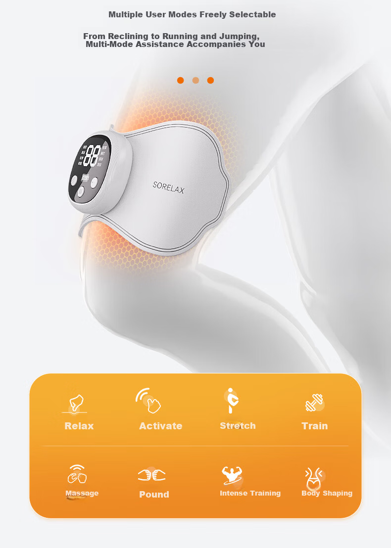 Muscle Electrical Stimulation Trainer Relaxation Electrotherapy Massager Post-Exercise Muscle Recovery Fascia Full-Angle Accelerator 9