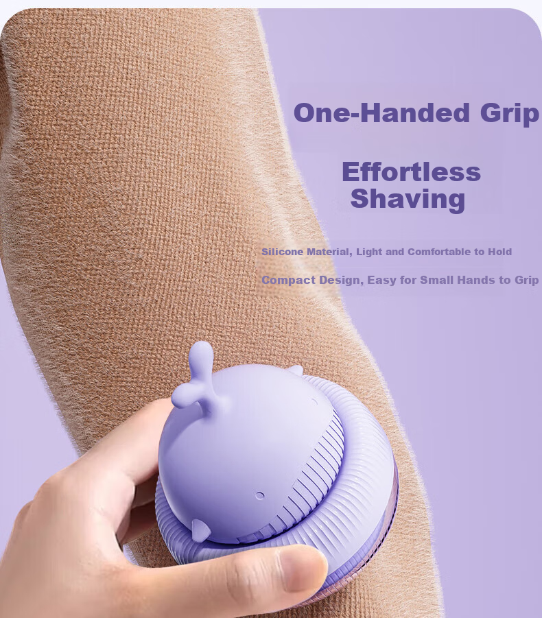 AUX Fabric Shaver Lint Remover Hairball Trimmer Clothes Defuzzer Purple Standard Edition [Gentle on Clothes] 26
