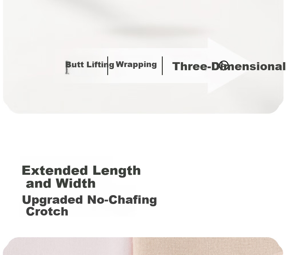Jindu Medical Grade Women's Cotton Antibacterial 100% Cotton Extended Crotch High Waist Triangle Shorts 2025 New Model 13