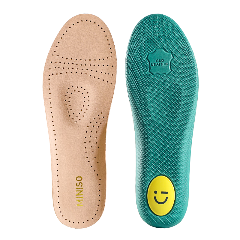 MINISO Sheepskin Insoles Sweat-Absorbing Breathable Shock-Absorbing Soft Anti-Odor Durable Comfort Insoles Size 39-40