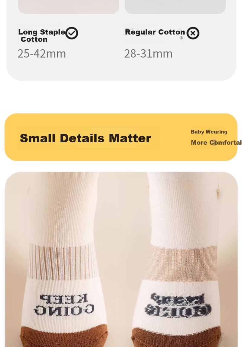 Mianmanman Kids Socks 100% Cotton Boys Mid-Calf Student Trendy Sports Style Spring Autumn 6 Pairs 5
