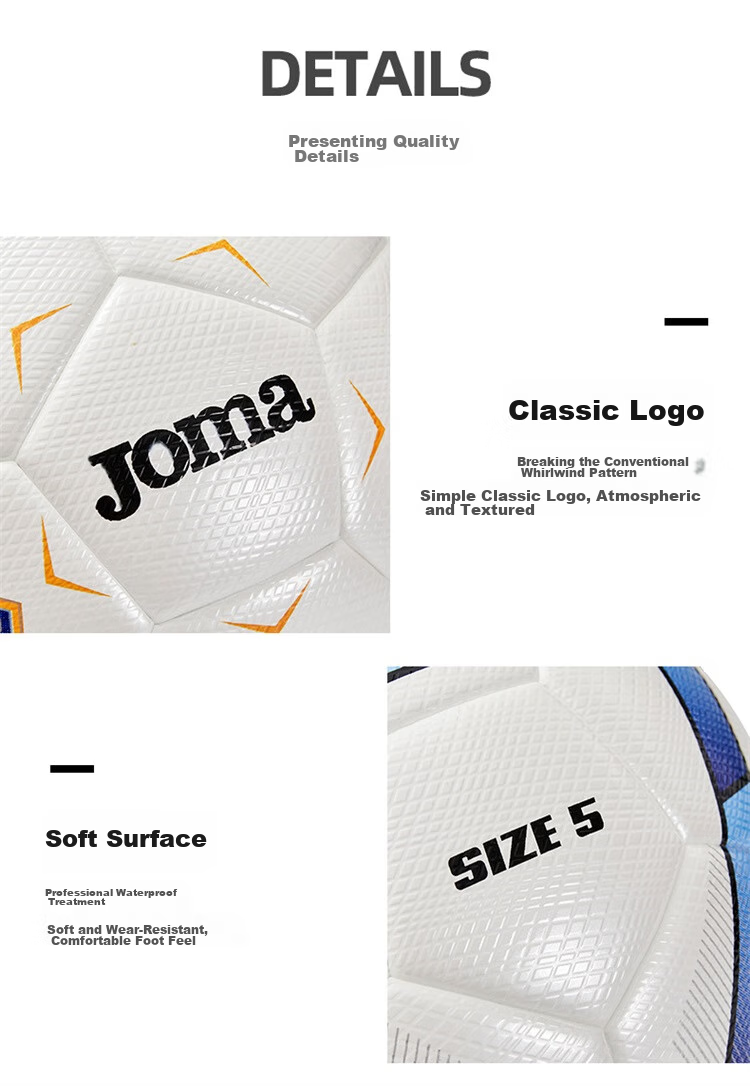 JOMA Soccer Ball Size 4 for Children, Middle School Entrance Exam Standard, Indoor And Outdoor World Cup Match Training, Youth Elementary School Students' Soccer Ball 9
