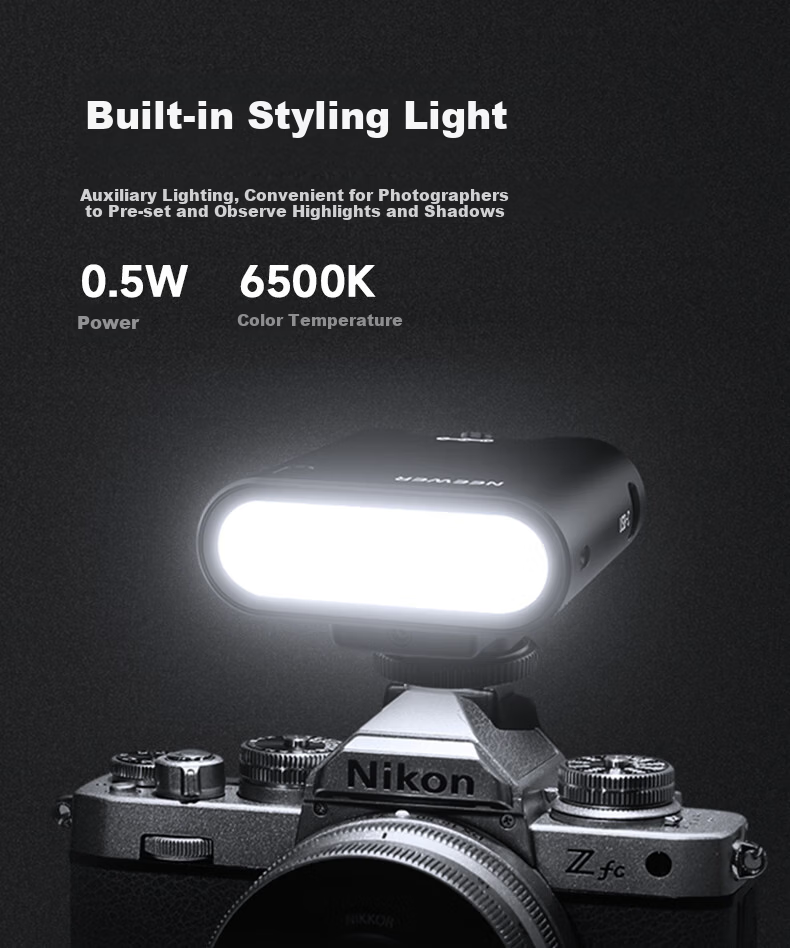 NEEWER Vintage Portable On-Camera Flash Hot Shoe Light for Sony Fuji Nikon Panasonic Leica Olympus Canon DSLR Mirrorless Cameras 4