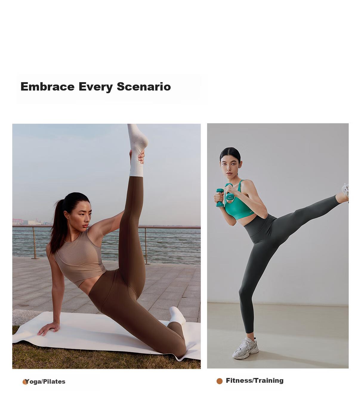 GIGT Jiji Women's High-Waist Slimming Yoga Pants Sports Leggings Daily Running Shark Skin Naked Feeling Fitness Pants 18