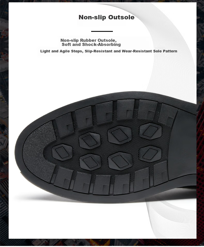 Huili Men's Leather Shoes, High-Quality Business Casual Shoes with Soft Soles, Black Derby Shoes, 2155 Black, Size 43 9
