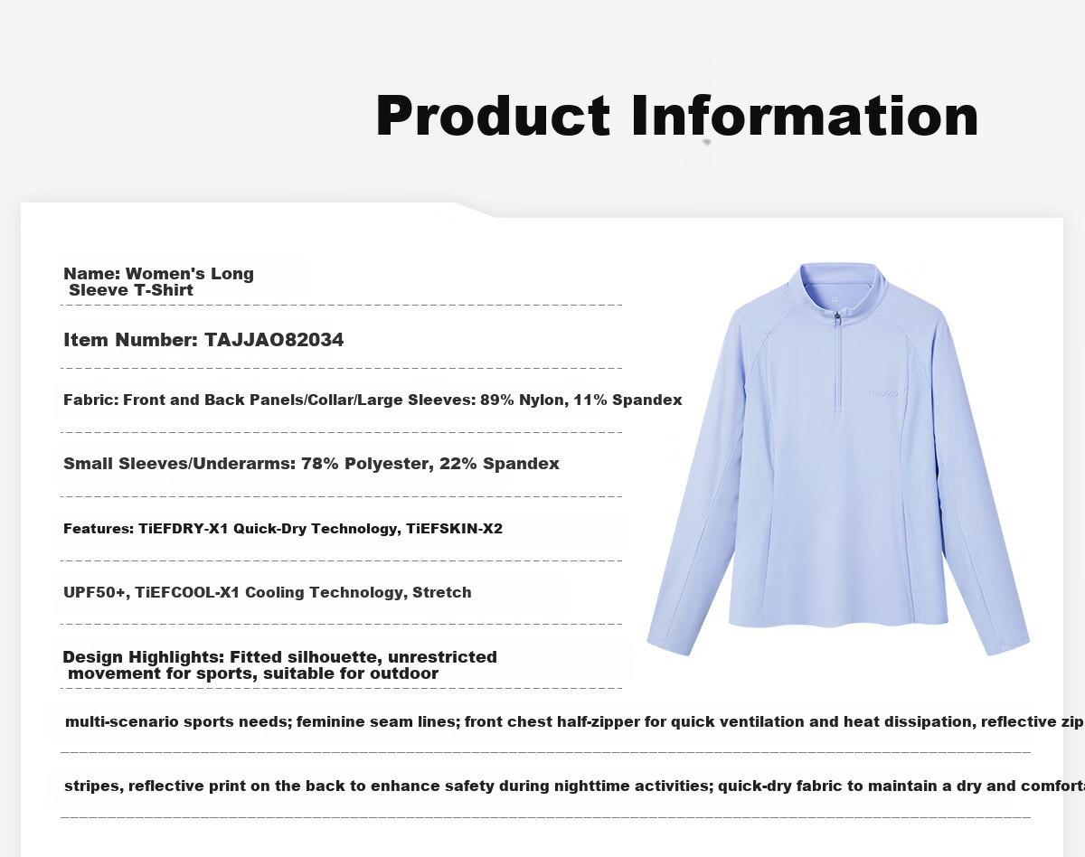 TOREAD Women's Long Sleeve T-Shirt 2026 New Cool Breathable Sun Protection Hiking Casual Top TAJJAO82034 6