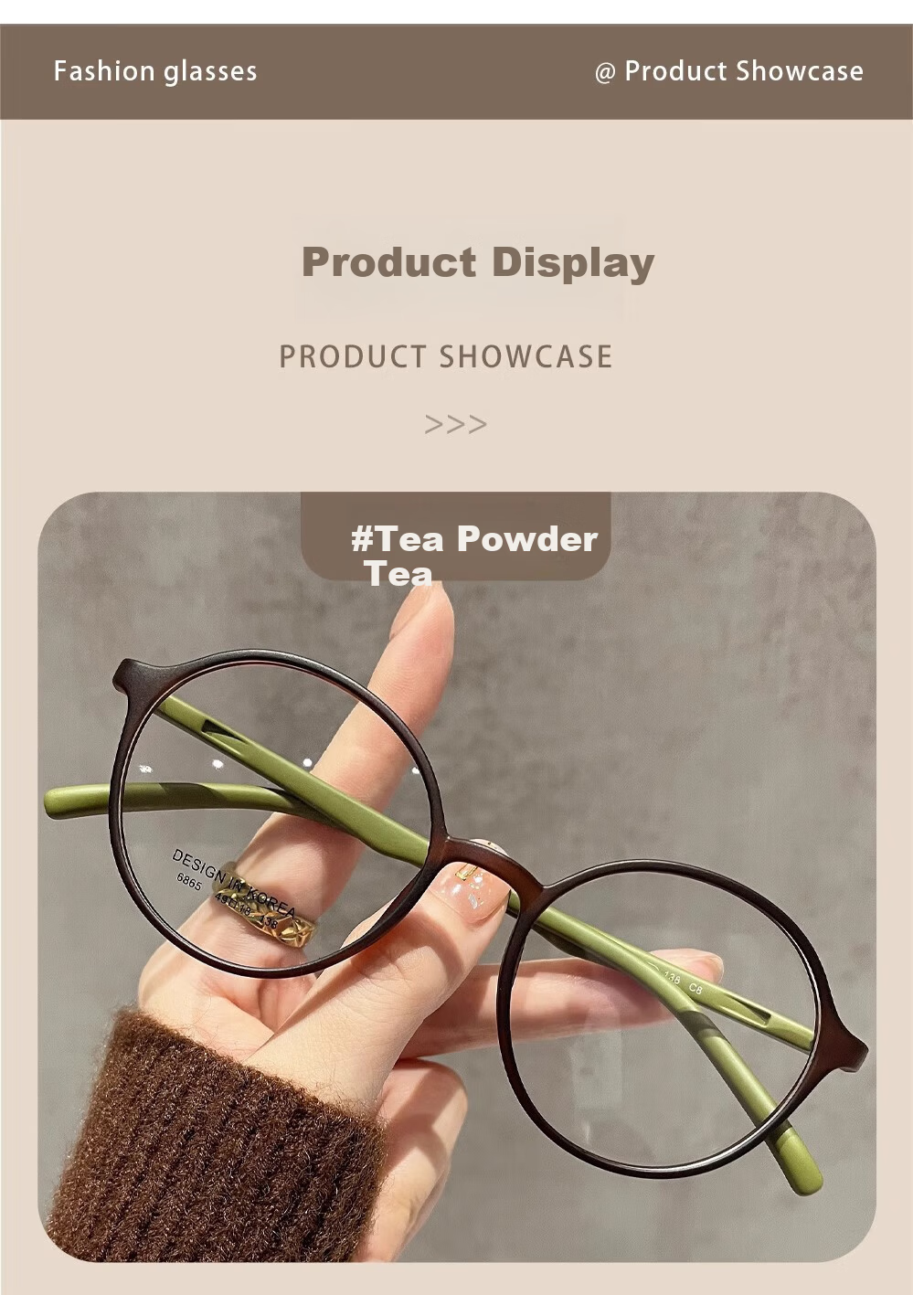 Mumujian 2026 New Women's Reading Glasses, Retro Round Frame, Ultra-Light 6g, Anti-Blue Light, High-Definition, Stylish Women's Glasses, Makes Eyes Look Younger 18