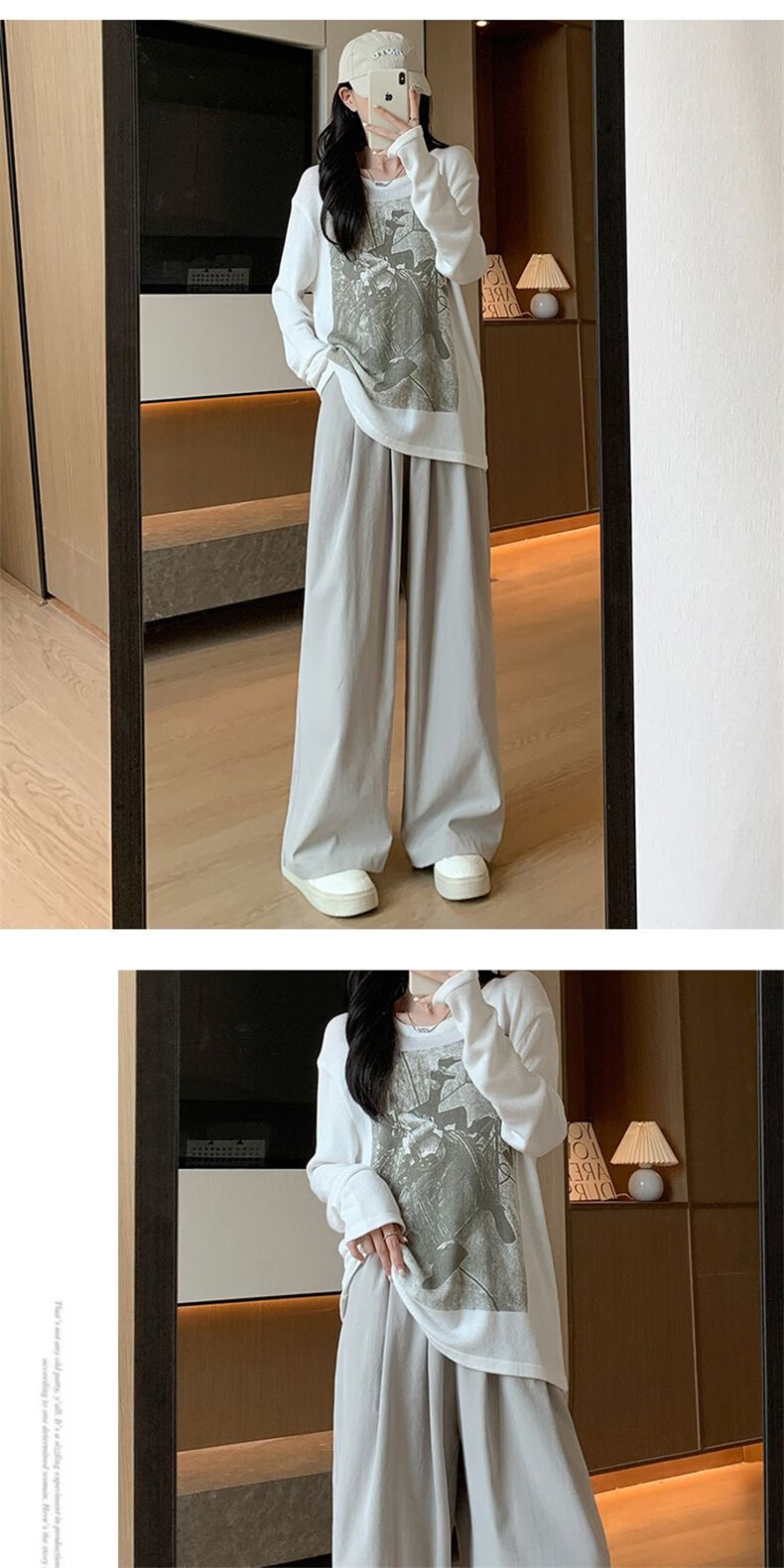 Langsha Japanese Style Yamamoto Pants Women Spring Summer 2026 New High Waist Casual Straight Loose Wide Leg Pants 17