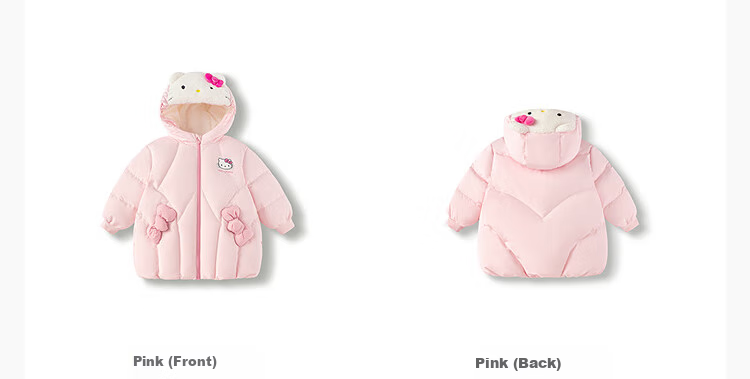BALABALA Girls' Down Jacket Sanrio Kuromi IP Mall Edition 2025 Winter Coat 201425107007 9