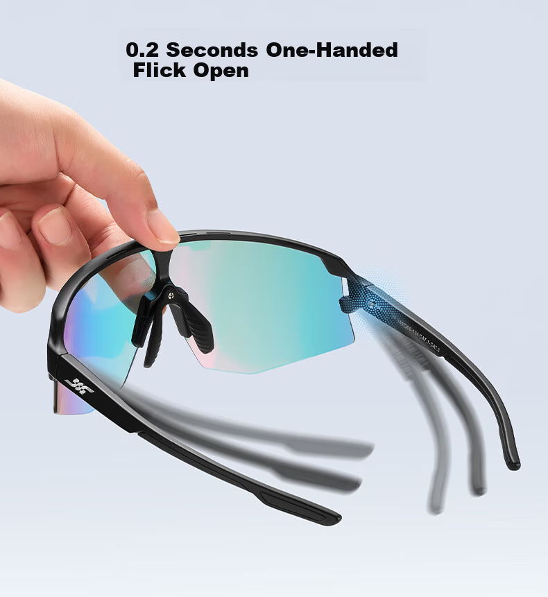 HLA Sports Sunglasses Unisex Outdoor Professional Cycling Running Photochromic Polarized Sunglasses for Day and Night Use 5