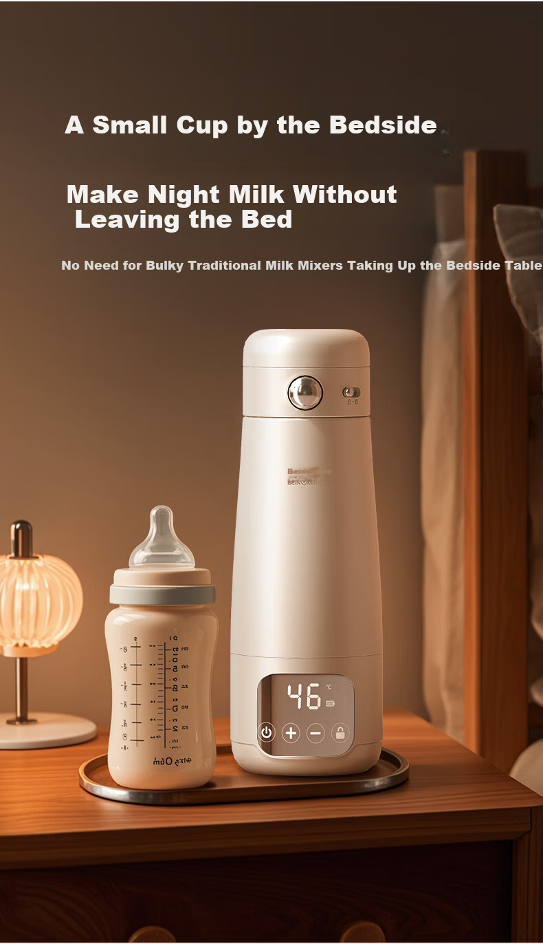 Beingmate Thermostatic Portable Baby Water Bottle Insulated Kettle Sterilizer Baby Milk Warmer 13